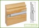 Skirting boards pine 11,7*1,9 LED